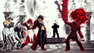 KOF MUGEN Kanouse Vs Orochi Iori Yagami Team [upl. by Stempson]