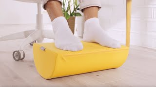 Leitz Ergo Cosy Desk Foot Rest  Product video EN [upl. by Aitetel45]