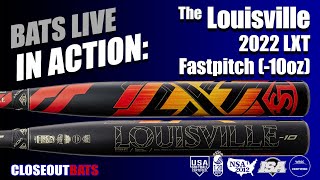 HITTING Louisville WBL2543010 LXT Fastpitch 10oz 2022 [upl. by Grunenwald557]