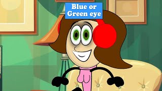 Why do we have Different Eye Colors  more videos  aumsum kids cartoon science [upl. by Lunt]