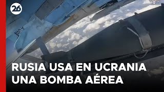 GUERRA RUSIA  UCRANIA  Rusia usa en Ucrania una bomba aérea [upl. by Liponis]