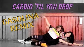 CRAZY CARDIO Workout by Vijaya Tupurani  Gasolina Remix  Daddy Yankee [upl. by Aicelaf]