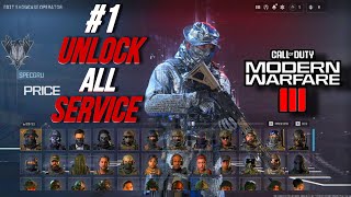 ⚡MW3 UNLOCK ALL ⚡WARZONE 3 UNLOCKS ALL CAMOS SKINS  CALLING CARDS [upl. by Aikemahs]