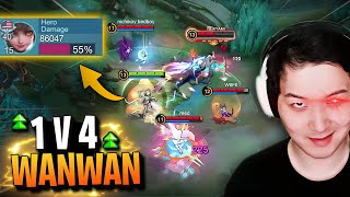 This is why Wanwan is new meta in dark system  Mobile Legends [upl. by Glantz]