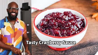 Cranberry Sauce Recipe for the Holidays [upl. by Remus]