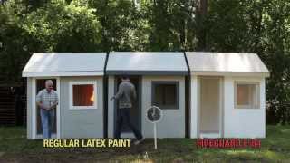 FireGuard E84 Intumescent Coating Demonstration [upl. by Alina]