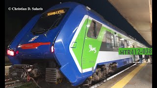 Trenitalia  HTR412038 in arrivo ad OzieriChilivani [upl. by Dyson171]