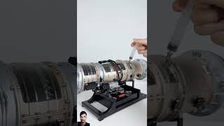 powerful jet engine diyautomobile satisfying technology trendingshorts viralshort engineering [upl. by Nortad]