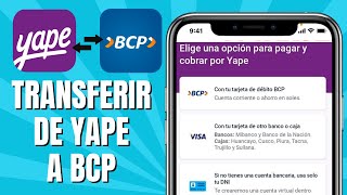 Cómo TRANSFERIR Dinero De YAPE A Mi Cuenta BCP  Yapear A BCP [upl. by Nett227]