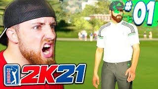 The Start PGA Tour 2K21 Career Mode Gameplay 1 [upl. by Harlene]