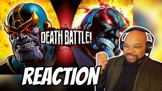 Thanos VS Darkseid  DEATH BATTLE  REACTION [upl. by Tarfe772]