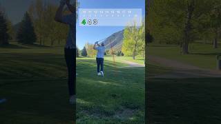 9 holes in 90 seconds part 1 What do you think I shot youtube golf golfer utahgolf [upl. by Tadich]