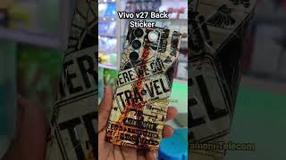 Vivo V27 Back modified stker backstker mobilestker backlamination backmodified vivov27 vivo [upl. by Gurevich]