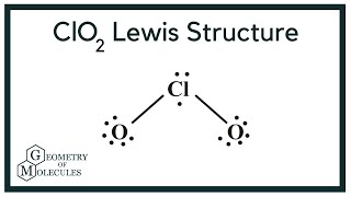 ClO2 Lewis Structure Chlorine Dioxide [upl. by Sile296]