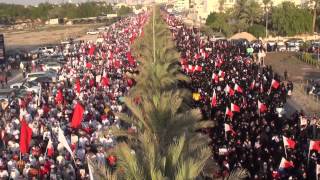 A High Angle View Footage Of Bahrain 27th September Rally [upl. by Gorges]