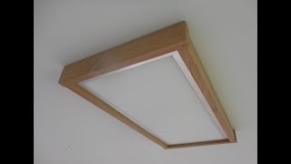 Einen Holzrahmen für LEDPanel bauen [upl. by Amron981]