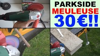 parkside pws 125 a1 meuleuse dangle lidl winkelschleifer angle grinder [upl. by Olympias]