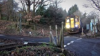 Trains on the Gunnislake branch [upl. by Htezil]