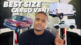 Choosing The RIGHT Cargo Van For Your Business  Independent Contractor [upl. by Barbette]