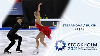 Stepanova  Bukin FSR  Ice Dance RD  ISU Figure Skating World Championships [upl. by Nednal]