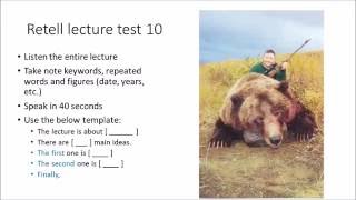 PTE Practice test Retell lecture 10 [upl. by Lenrad]