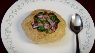 PuriPoori Chaat Road Side Food Recipe Video [upl. by Venuti]