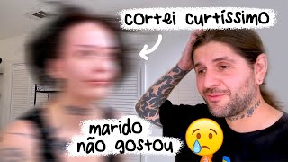 CORTANDO MEU CABELO EM CASA SOZINHA [upl. by Sigismondo642]