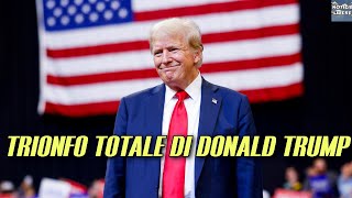 Elezioni USA 2024 vittoria totale di Donald Trump [upl. by Auqinahs532]