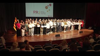 Lliurament dels Premis de Recerca Jove 2022 que dona el Departament de Recerca i Universitats [upl. by Enelyahs496]