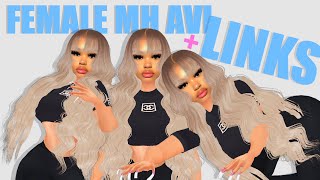 IMVU  FEMALE MESH HEAD 😍  LINKS imvucontent imvumesh [upl. by Jacintha464]