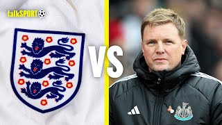 quotWHAT HAS HE WONquot England Fan HITS BACK At Eddie Howe For England Manager Shouts [upl. by Mirak35]