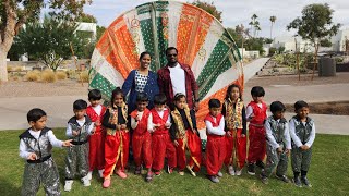 MK Dance Academy 🕺💃Phoenix Dazzlers  Cute Dance by little kids in Discover India Arizona 2024 [upl. by Dickerson688]