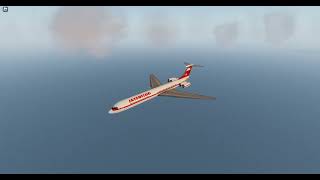 Interflug IL62 Flypast  Roblox Aeronautica [upl. by Ploss]