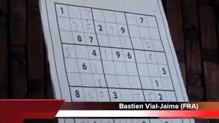 World Sudoku Championship 2012 Quarterfinal Bastien VialJaime [upl. by Ianteen]