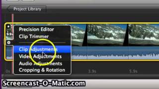 iMovie  Adjust Brightness [upl. by Nolra]