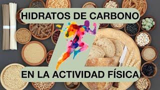 2019 Hidratos de carbono en la actividad Física  ¿Glucógeno  ¿Hepático y muscular [upl. by Ringler]