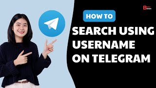 How To Search Using Username On Telegram [upl. by Epul]