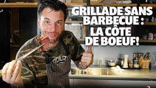 Recette de Norbert  Grillade sans barbecue  la côte de boeuf [upl. by Aicelaf846]