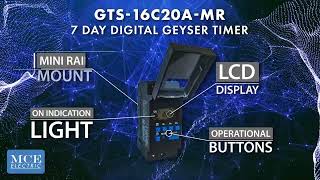 How to set the GTS16C20AMR digital geyser timer [upl. by Oran]