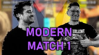 S11 WNM2  MODERN  Grixis Midrange  Jund Delirium  MATCH 1 [upl. by Rhine82]