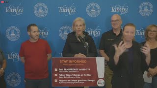 Tampa mayor says quotLieutenant Danquot has been evacuated [upl. by Jany]