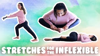 Stretches For The Inflexible I Complete Beginner Flexibility MissAuti [upl. by Koloski]