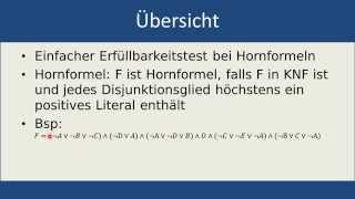 Markierungsalgorithmus für Hornformeln [upl. by Iramat]