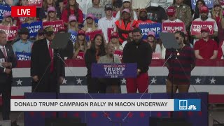 Family of 25yearold Georgia woman who went missing found dead speaks at Trump campaign rally [upl. by Spearing265]