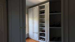 Walk in closet makeover part 2 diy diyroom homedecor roommakeover beforeandafter interiors [upl. by Aixela859]