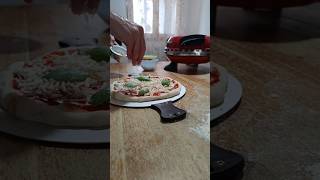 pizza margherita at home [upl. by Ralyat980]