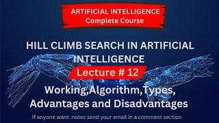 Hill Climbing Algorithm in AI Explained  Types Examples and Applications [upl. by Ariik368]