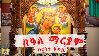 ጸሎተ ቅዳሴ  July 28 2024  ሐምሌ 21 2016  Hamere Noah StMary  EOTC [upl. by Einalem]