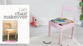 IKEA hack LATT chair makeover New look for a broken chair [upl. by Rot]