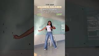 BINI  SALAMIN SALAMIN DANCE TUTORIAL SLOW MIRROR bini shorts [upl. by Anette532]